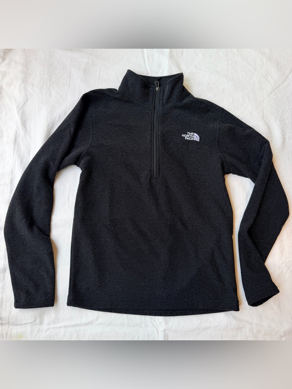 The North Face Men’s Black Quarter-Zip Fleece Pullover